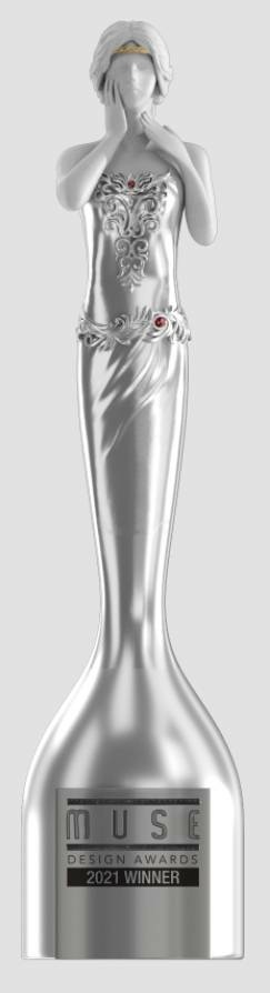 2021美國Muse Design Award 銀獎(案件新家華水墨白二)